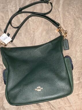 Coach Pennie Shoulder Bag Amazon Green GHW NWT